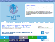 Tablet Screenshot of blog.crb6.org.br
